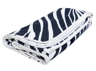 Mušelínová deka Motherhood - tmavě modrá zebra